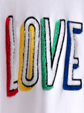 Shiraleah "Love" Sweatshirt, White by Shiraleah Shiraleah 
