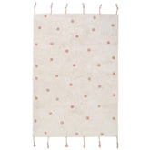 Nümi Pink Nude Children's Rug with Dots Rugs Nattiot ≈ 3’ 3’’ x 4’ 11’’ 