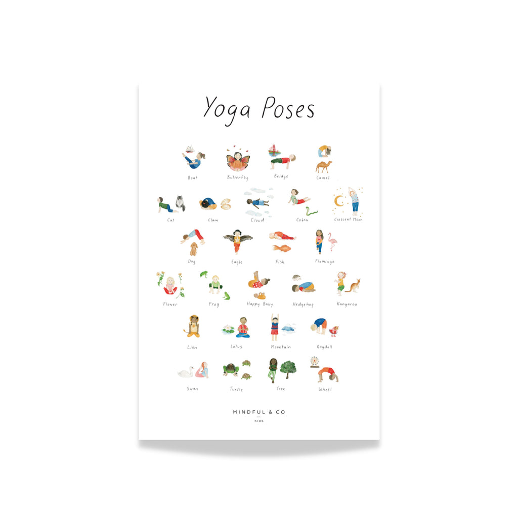 Yoga Poses Print Mindful & Co 