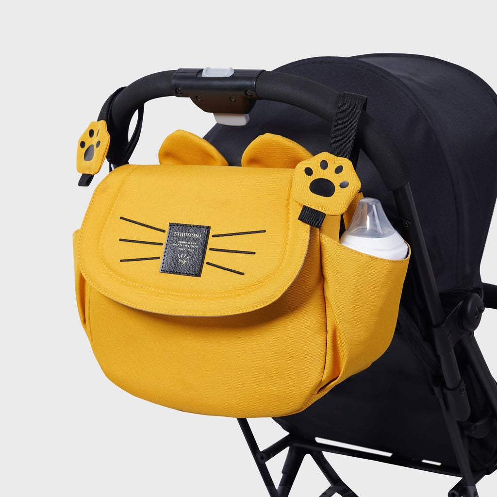 Cat Baby Stroller Bag Organizer Baby & Toddler SUNVENO Yellow 