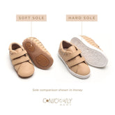 Leather Woven Sneaker | Color 'Dusty Pink' Shoes Consciously Baby 