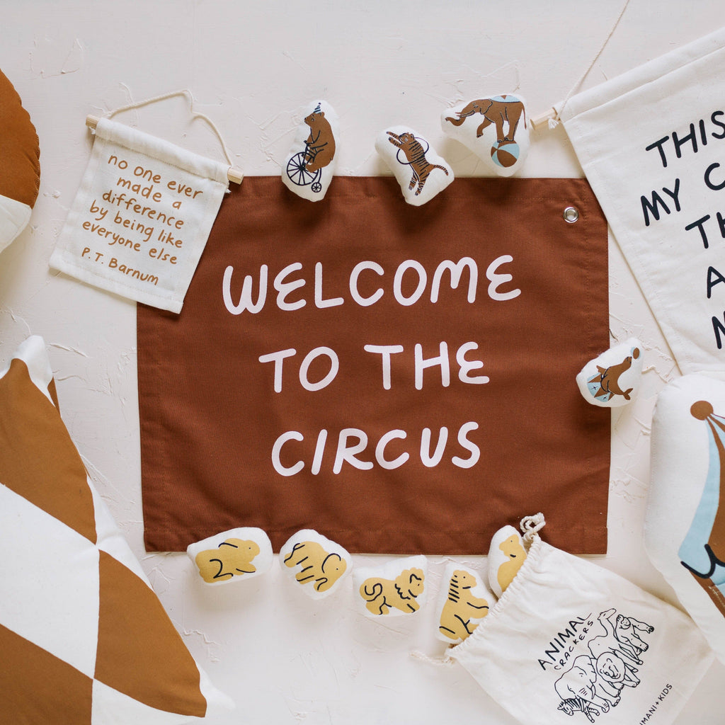 Welcome to the Circus Banner Wall Decor Imani Collective 