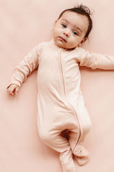 GROW WITH YOU FOOTIE + LOOSE FIT | ROSE Onesies goumikids NB 
