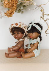 Bloomer and Sun Hat | Clay Dolls & Doll Accessories Bohemian Mama Littles 