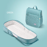 Portable Folding Baby Changing Bag SUNVENO Green 