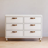 Tanner 6-Drawer Assembled Dresser | Warm White Changing Dressers NAMESAKE 