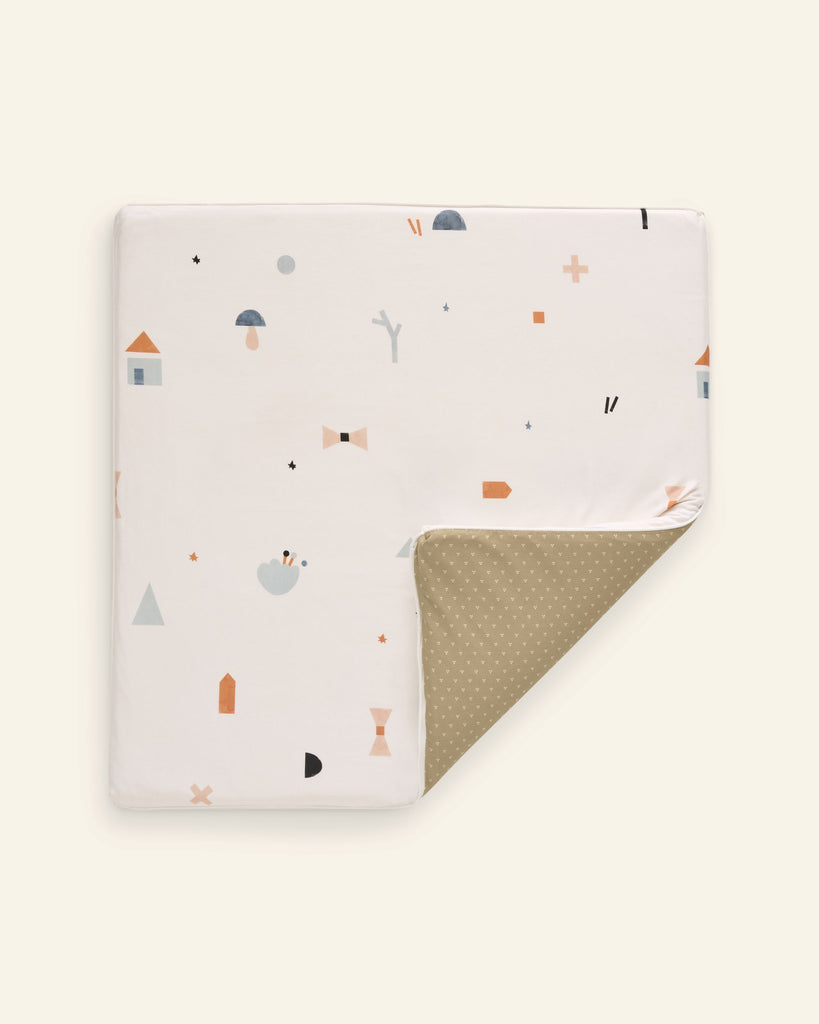 Play Mat Playroom Piccalio Dreamy-Off (White) - Dots (Lion) 