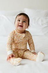 Grow With You Footie + Snug Fit | Wildflowers Onesies goumikids 6-9M 