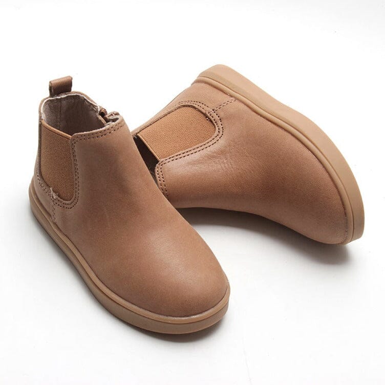 Leather Chelsea Boot | Color 'Sand' | Hard Sole Shoes Consciously Baby 5 (12 - 18 months) 