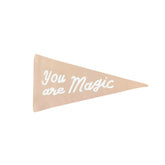 you are magic pennant Wall Hanging Imani Collective Taupe 