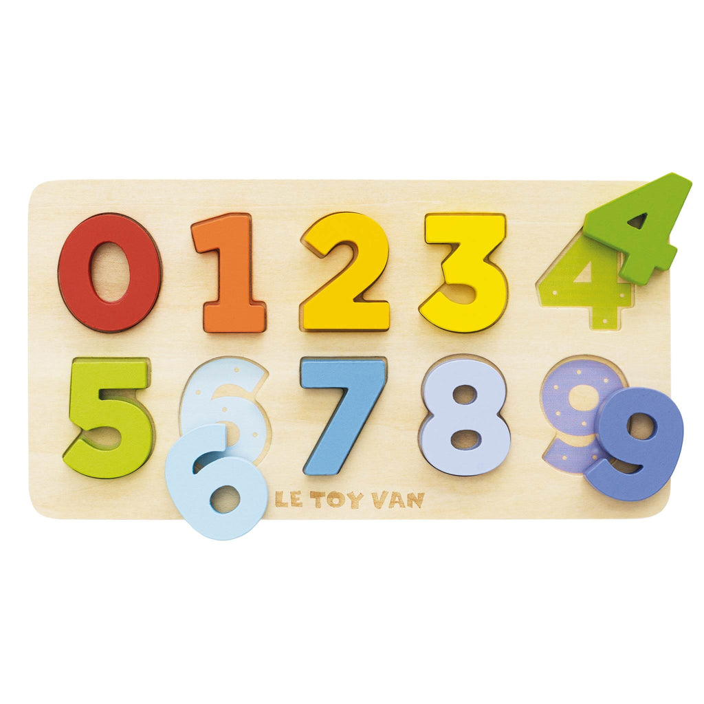 Counting Wooden Numbers Shape Sorter Educational Toys Le Toy Van, Inc. 