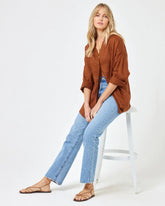 Rio Tunic | Coffee Blouses L-Space 