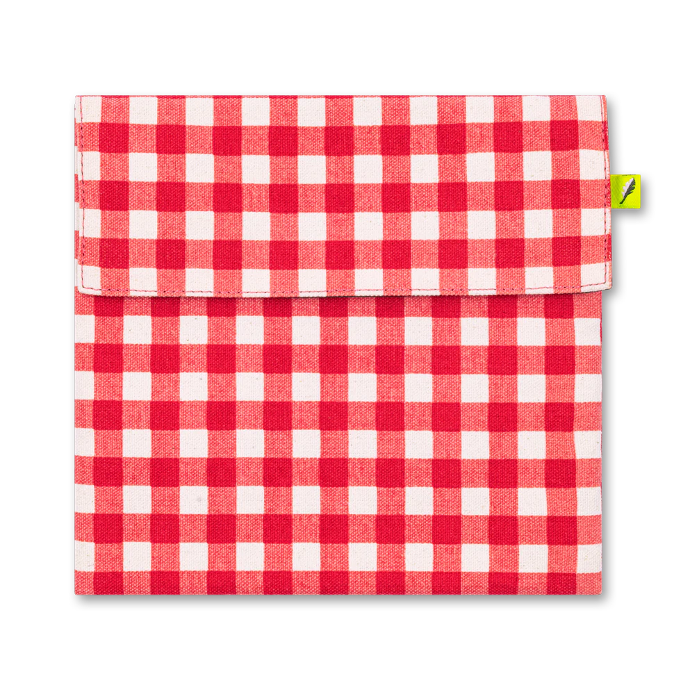 Flip Snack Bag | Gingham Red Lunch Box Fluf OS Gingham Red 