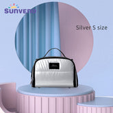 Lunch Cooler Bag with Shoulder Strap Baby & Toddler SUNVENO Silver Small 