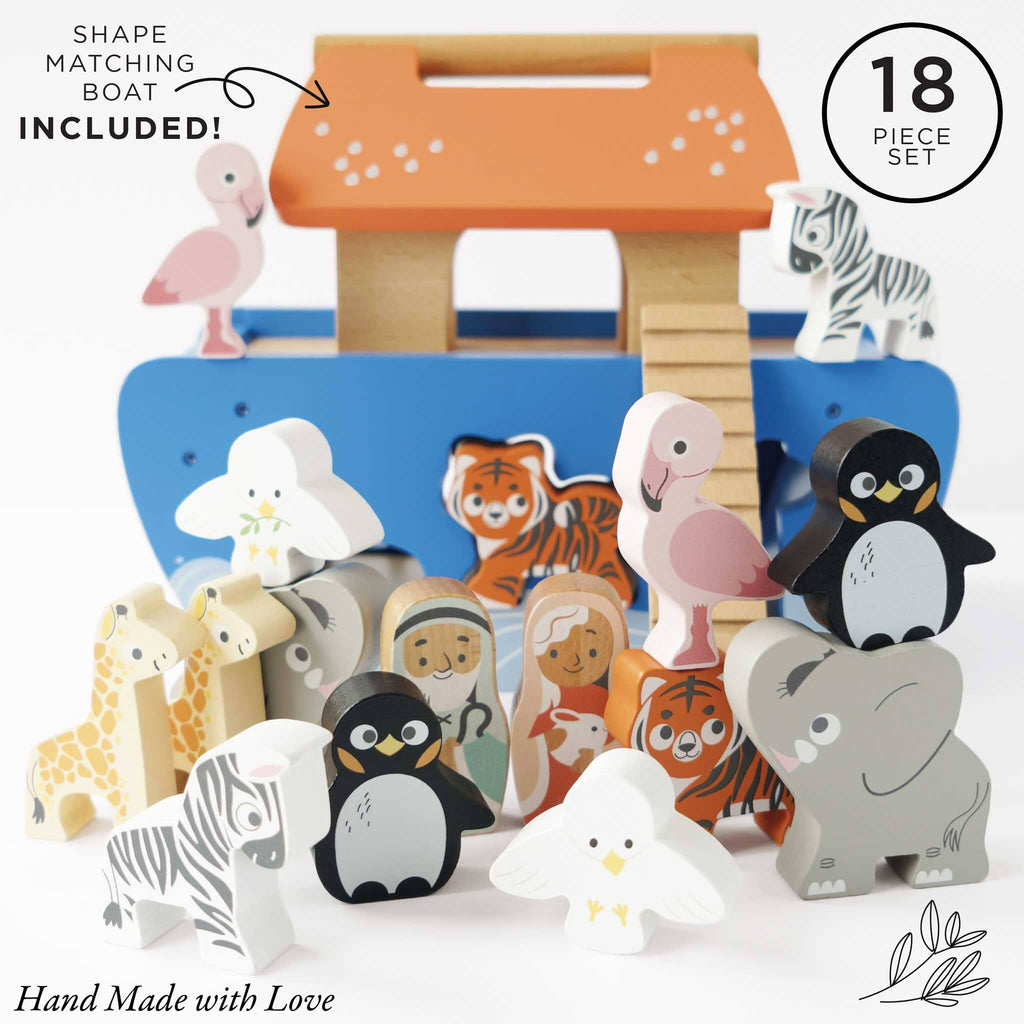 Noah's Ark & Animals Shape Sorter Educational Toys Le Toy Van, Inc. 
