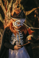 "Black Halloween" Skull Mask Mask moimili.us 