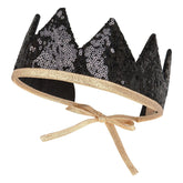 “Black Sequins” Fairy Tale Crown Crown moimili.us 