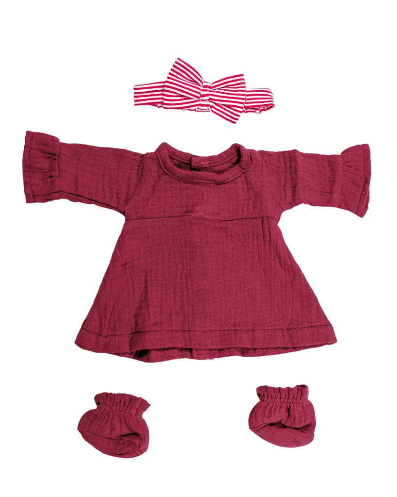 Dollie Headband, Dress, & Booties Bundle | Winterberry Dollie Clothing Bohemian Mama Littles OS 