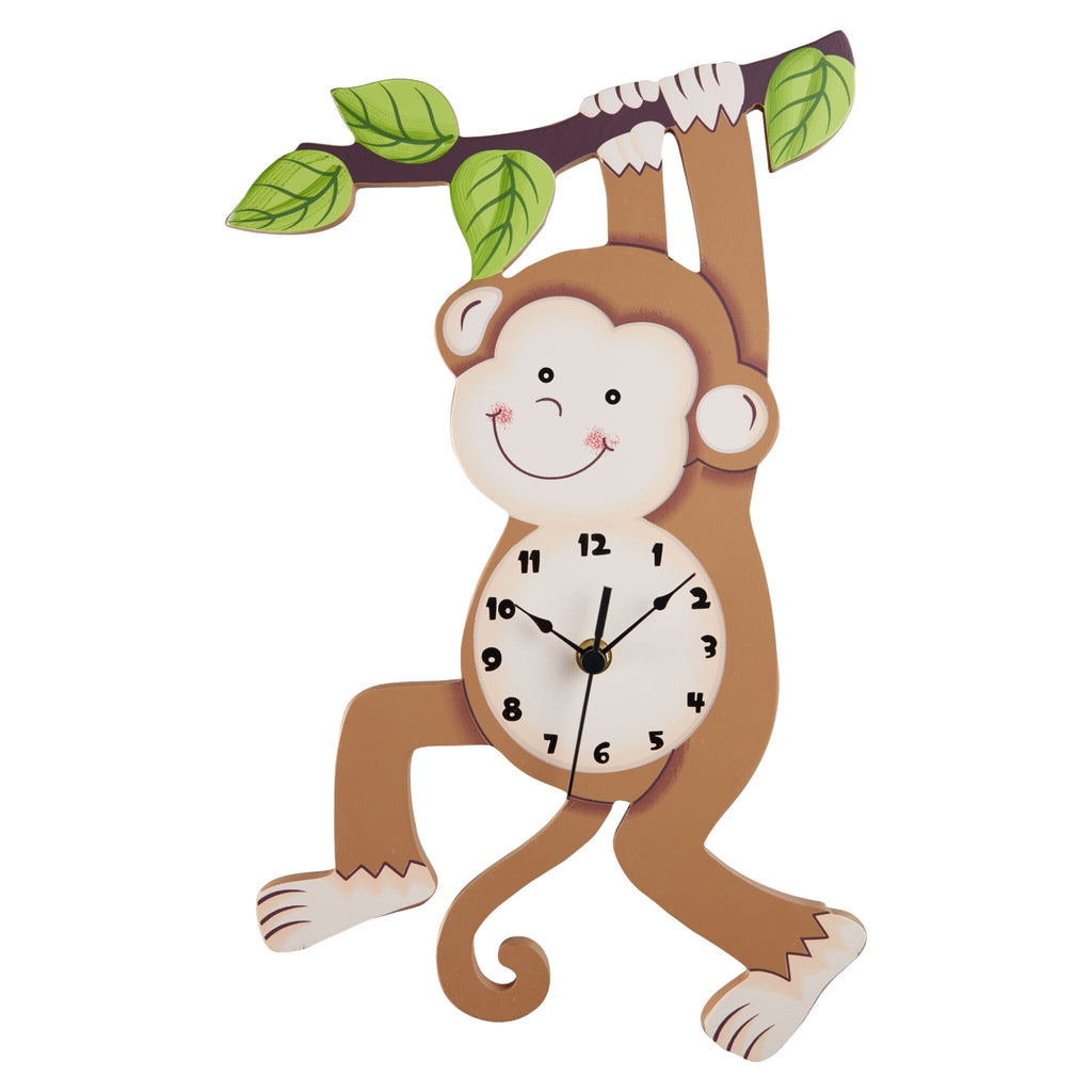 Fantasy Fields Sunny Safari Monkey Wall Clock | Multi