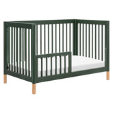 Gelato 4-in-1 Convertible Crib with Toddler Bed Conversion Kit | Forest Green