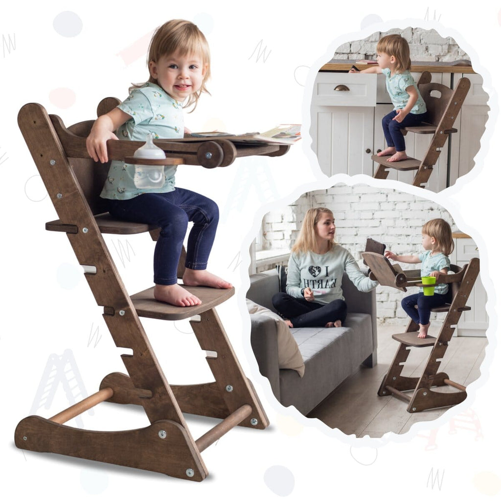 Growing Chair for Babies - Chocolate Growing chairs Goodevas Chocolate 