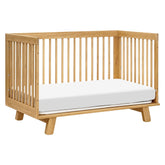 Hudson 3-in-1 Convertible Crib with Toddler Bed Conversion Kit | Honey
