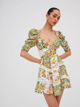 Rosalyn Mini Dress Dresses For Love and Lemons XS Marigold White 