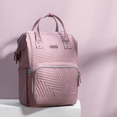 Quilted Diaper Bag Diaper Bags SUNVENO Pink 