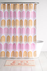 Shiraleah Rainbow Shower Curtain, Multi by Shiraleah Shiraleah 