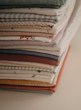 Muslin Swaddle Blanket Organic Cotton (Fog) Blankets + Swaddles Mushie 