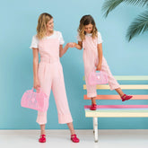 Retro Basket - Large Bubblegum Pink | Sun Jellies Women's handbag