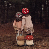 Rattan Mushroom Luggy | Natural Kids Bags Olli Ella 