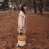 Rattan Mushroom Luggy | Natural Kids Bags Olli Ella 