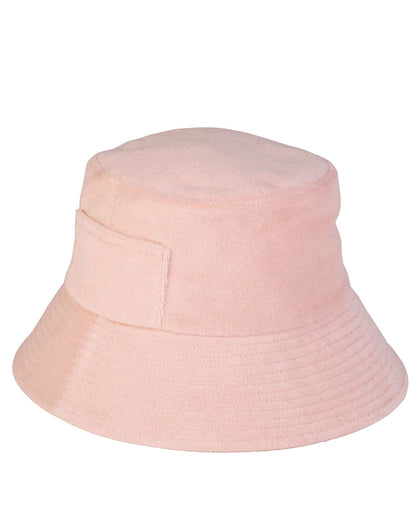 Wave Bucket - Baby Pink Terry Hats Lack of Color 