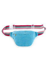 Sol Terry Sling Belt Bag | Turquoise Purses & Clutches Shiraleah 