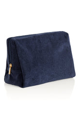Sol Terry Zip Pouch | Navy Travel Accessories Shiraleah 