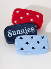Sol Stars Zip Pouch | Red Travel Accessories Shiraleah 