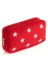 Sol Stars Zip Pouch | Red Travel Accessories Shiraleah 