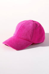 Sol Terry Ball Cap | Fuchsia Hats Shiraleah 