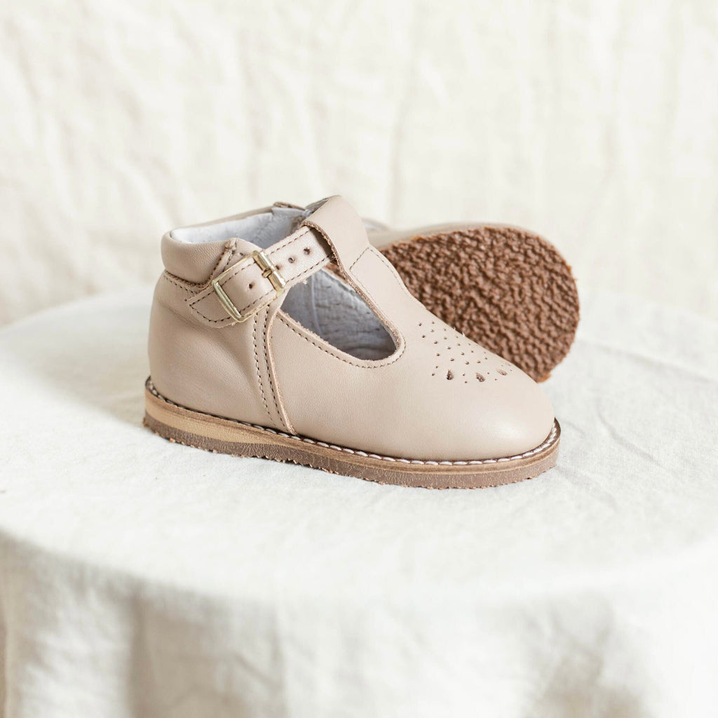 Greta T-Strap - Truffle Dress Shoe Zimmerman Shoes 