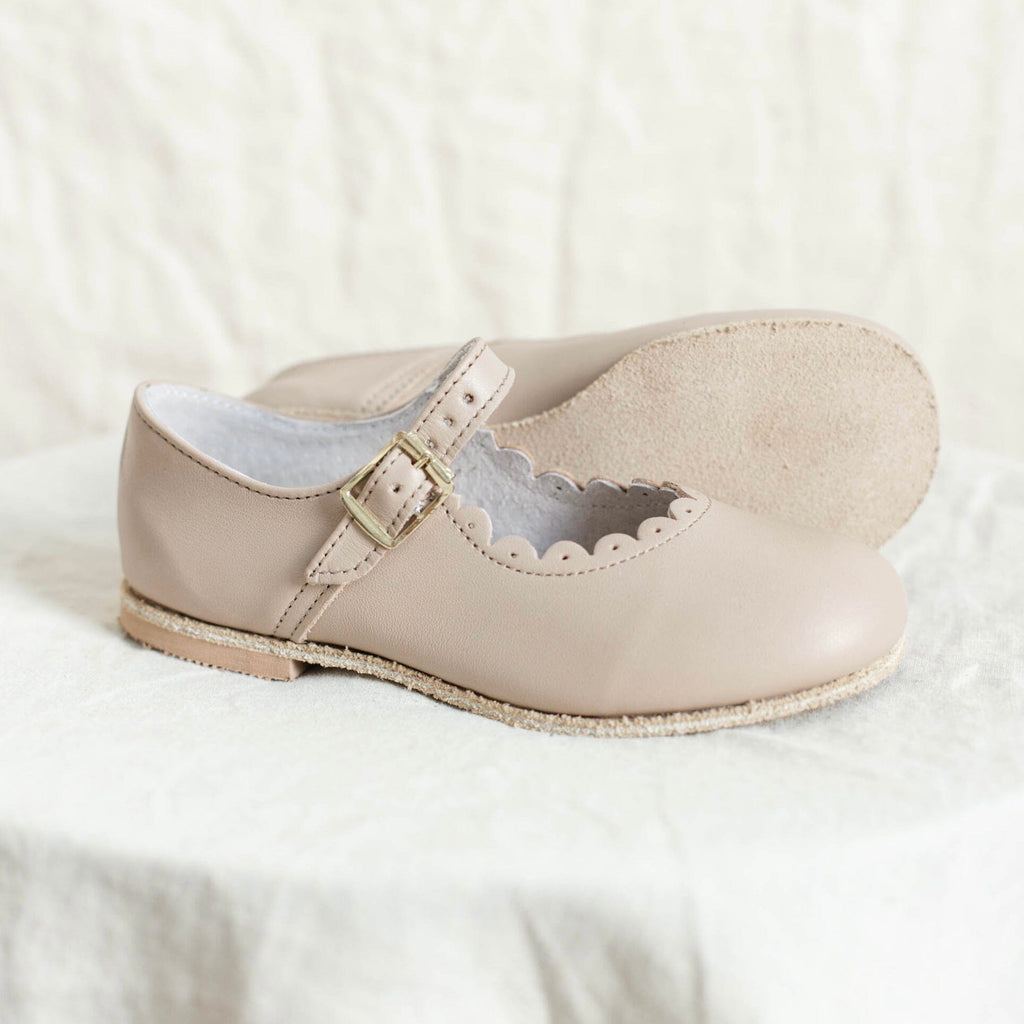 Scalloped Mary Jane - Truffle mary jane's Zimmerman Shoes 