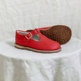 Flora T-Strap - Red t-straps Zimmerman Shoes 