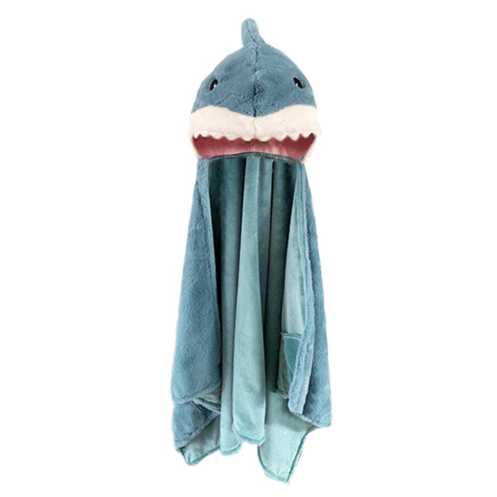Seaborn Shark Hooded Blanket Blanket MON AMI 