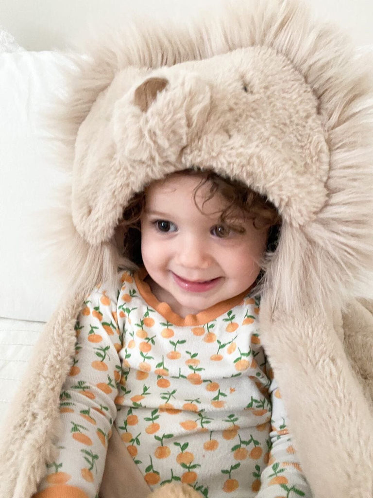 Luca Lion Hooded Blanket Blanket MON AMI 
