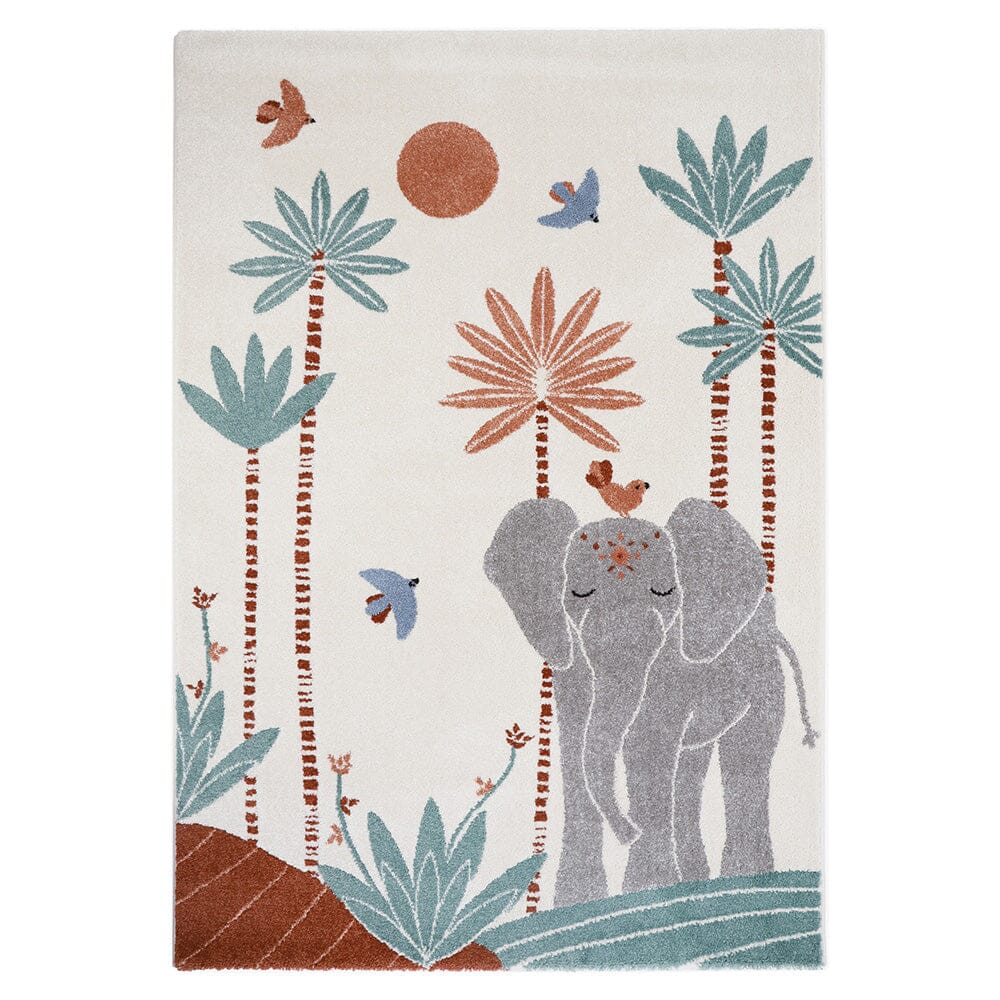 MALENA elephant children's rug Polypropylène nattiot-shop-america 