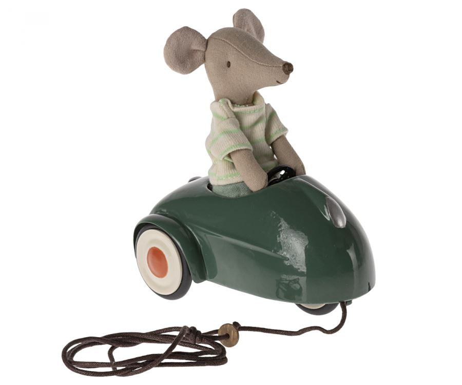 Presale Mouse Car | Dark Green Maileg Clothes & Accessories Maileg 