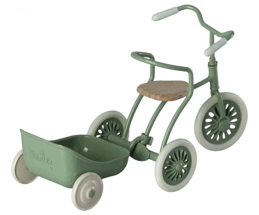 Presale Tricycle Hanger, Mouse | Green Maileg Clothes & Accessories Maileg 