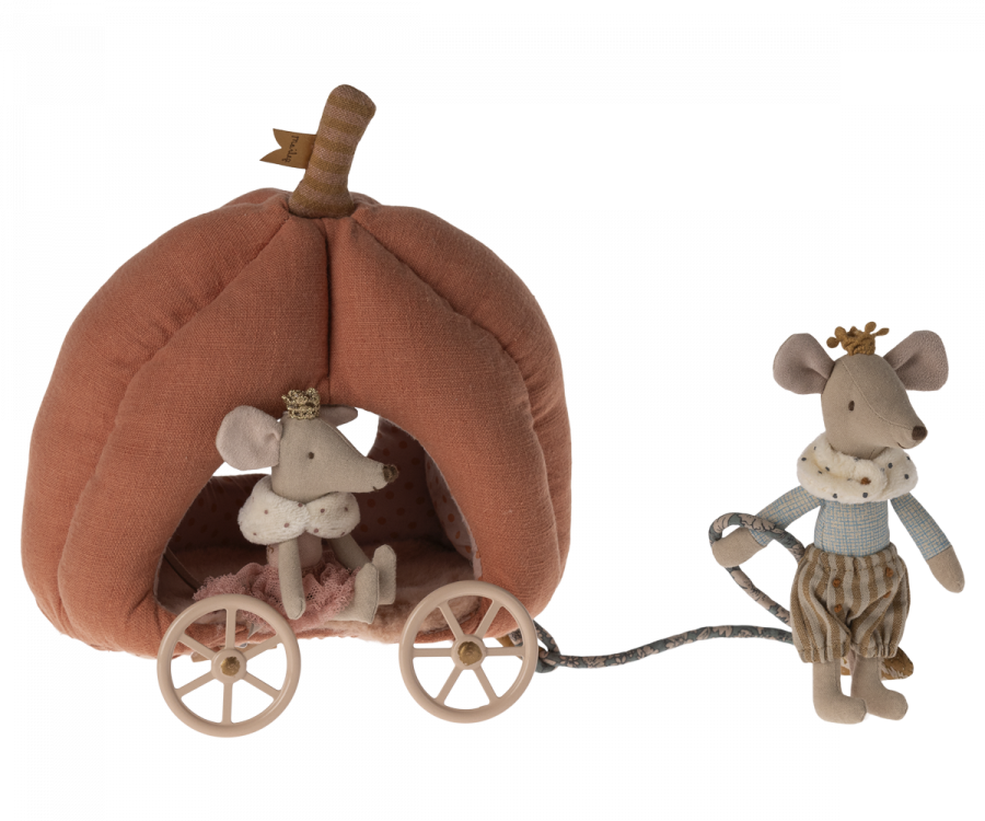 Presale Pumpkin Carriage, Mouse Maileg Furniture Maileg 