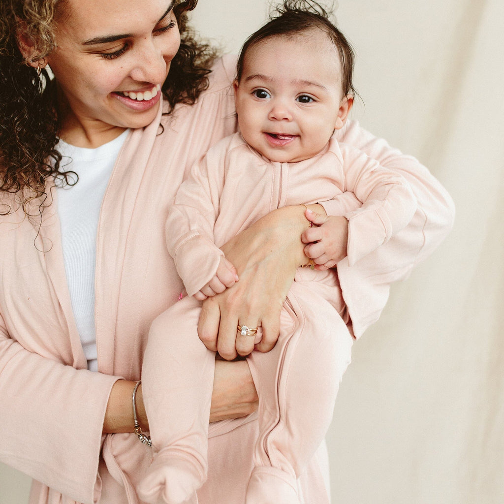 GROW WITH YOU FOOTIE + LOOSE FIT | ROSE Onesies goumikids 