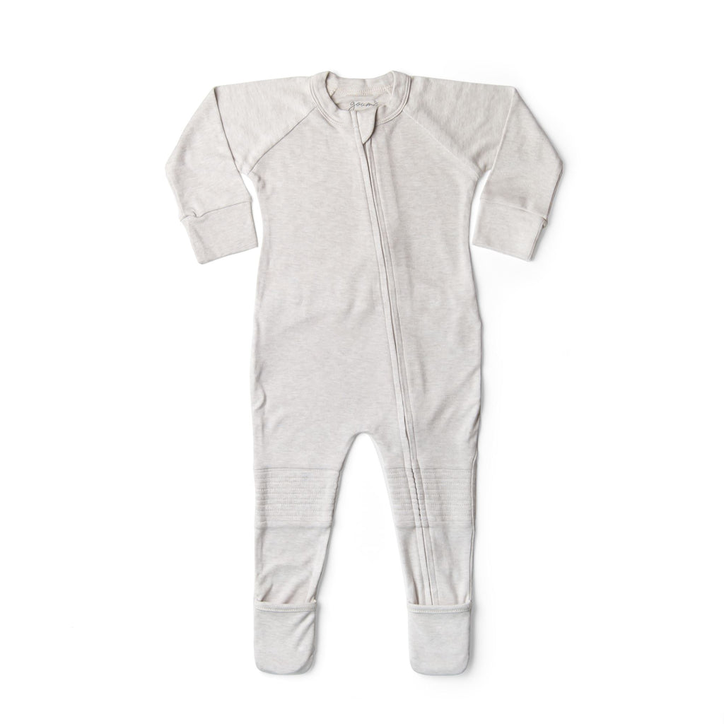 Grow With You Zipper Jumpsuit + Loose Fit | Storm Gray Onesies goumikids 
